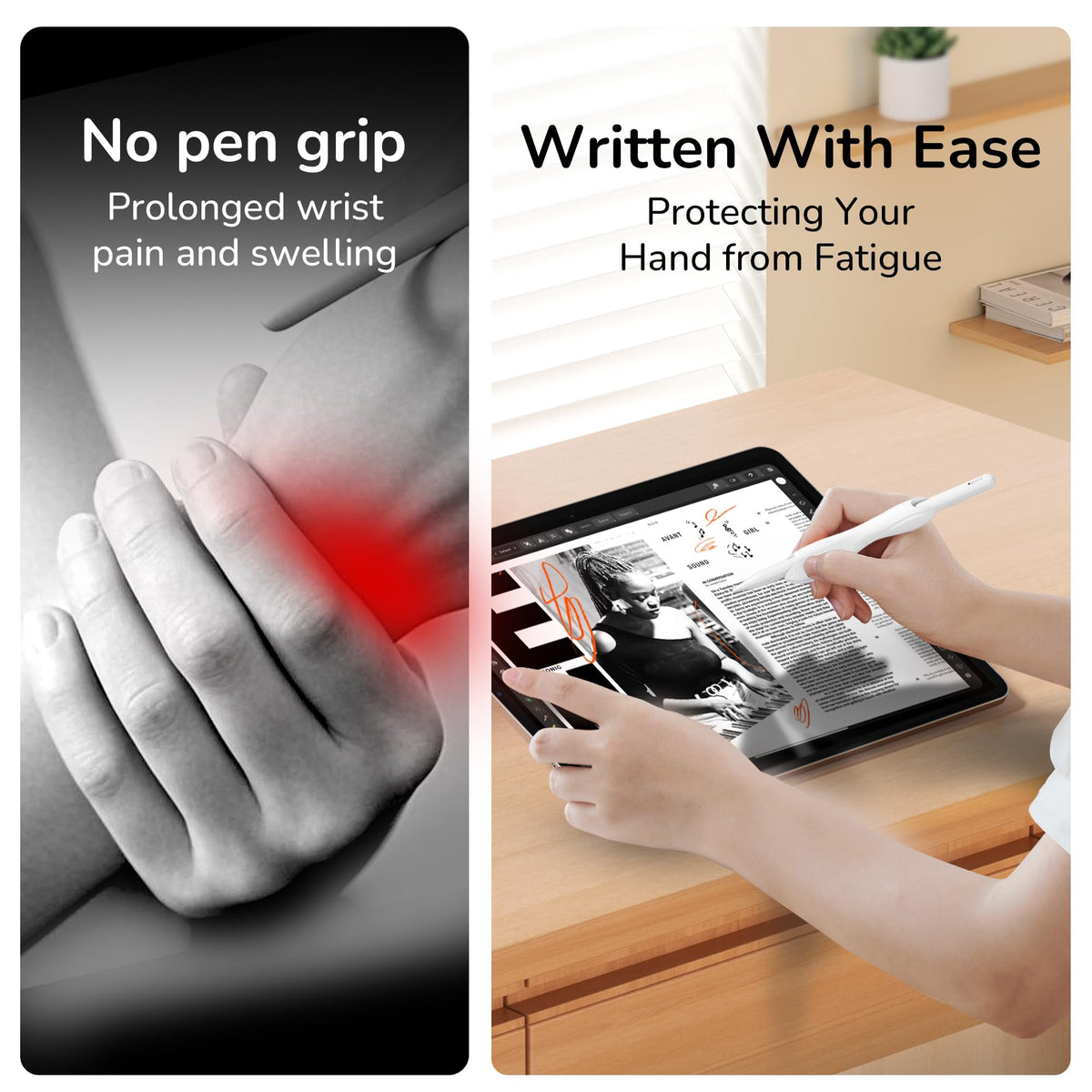 Compatible with Apple Pencil Pro 1st/2nd Generation USB-C Silicone Sleeve White N126935