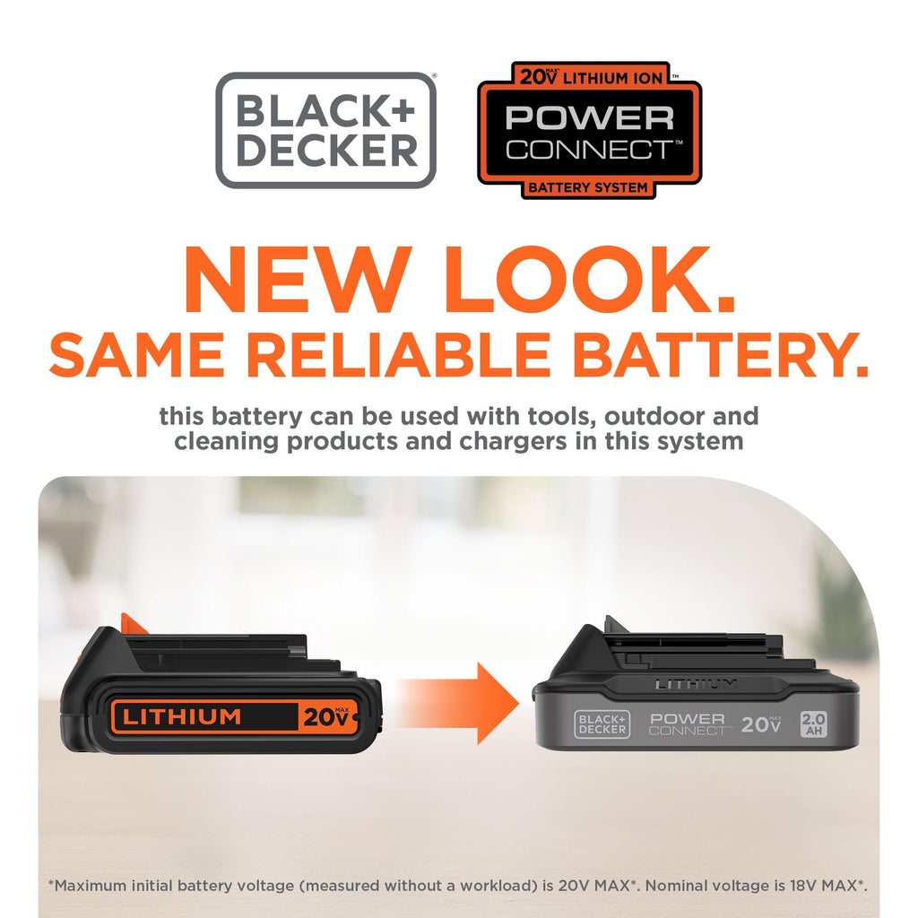 20V MAX 2.0 Ah Battery with State of Charge Indicator J1674