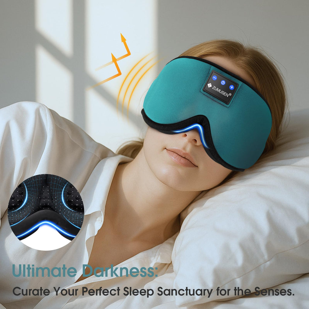Bluetooth Sleep Headphones 3D Wireless Music Eye Mask E81333