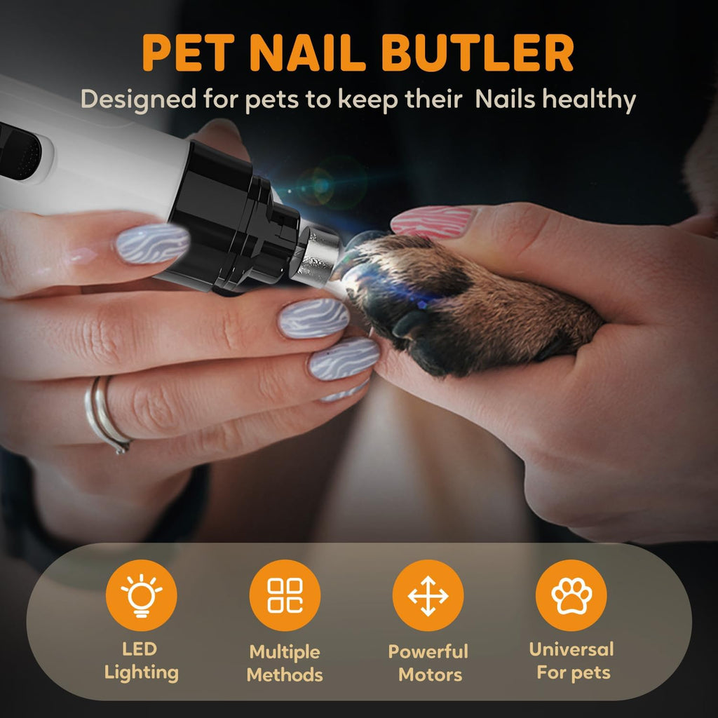 Dog Nail Trimmer with Replacement Grinding Heads A472870
