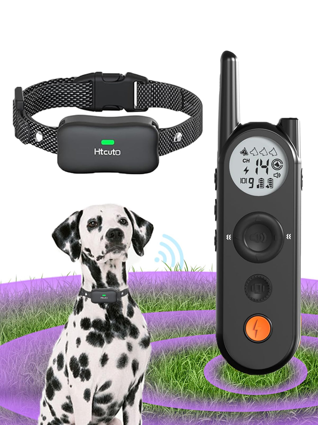 Wireless Dog Fence & Electronic Training Collar 2 in 1, IPX7 Waterproof R547