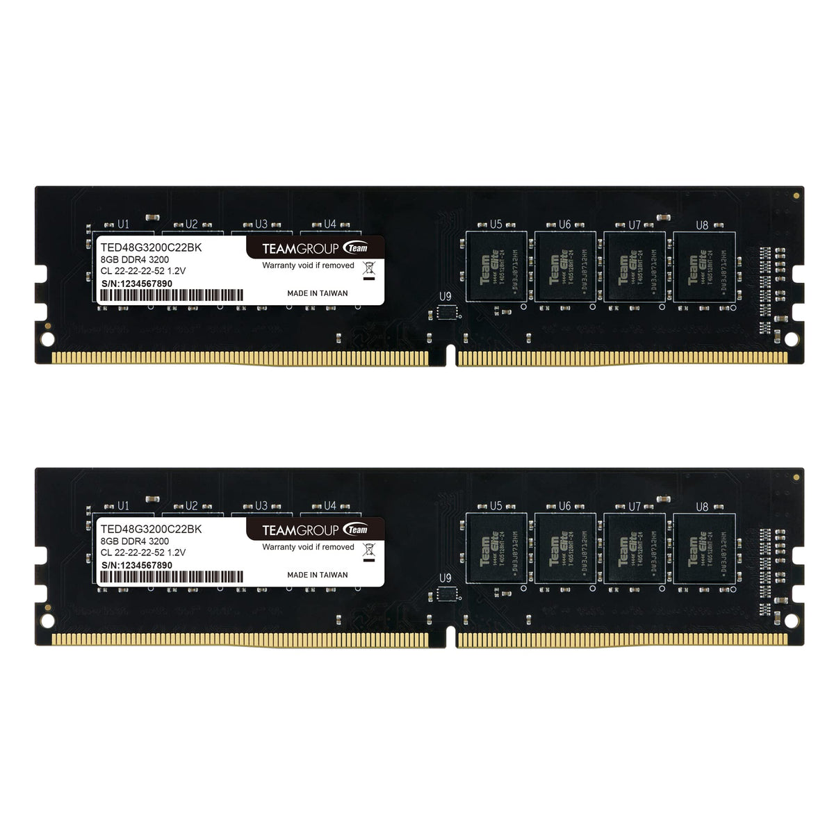 DDR4 16GB Kit 3200MHz UDIMM Desktop Memory N91618