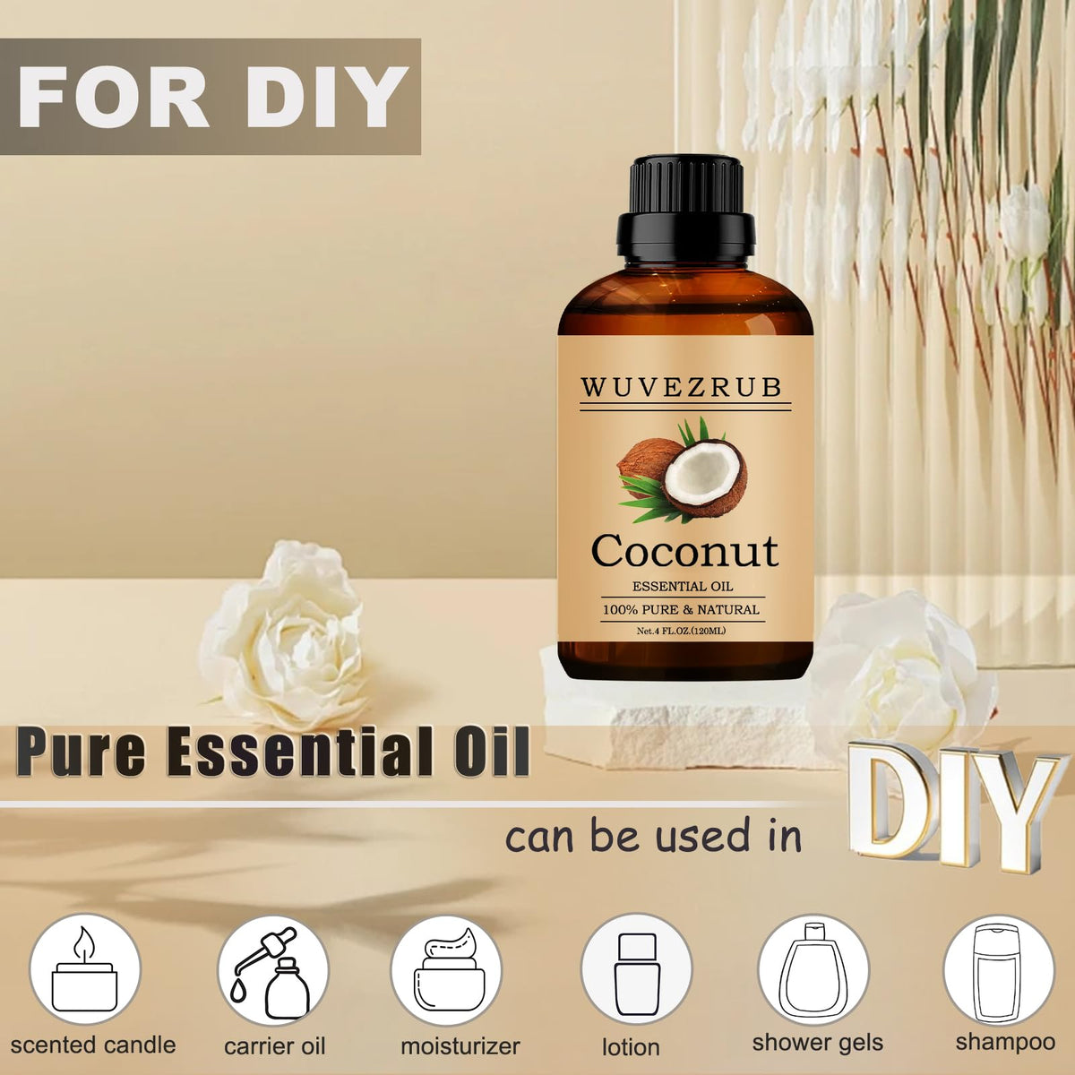 Coconut Essential Oil 120ml P51513