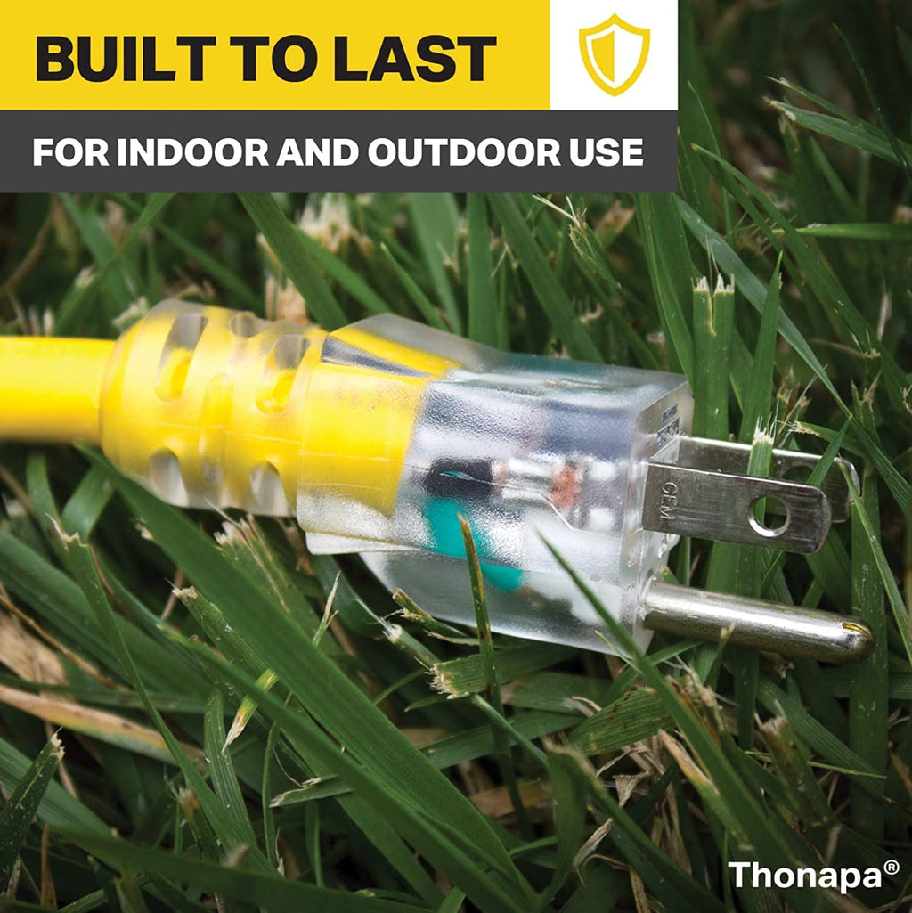 12 Gauge 6 Ft Heavy Duty Outdoor Extension Cord S9483