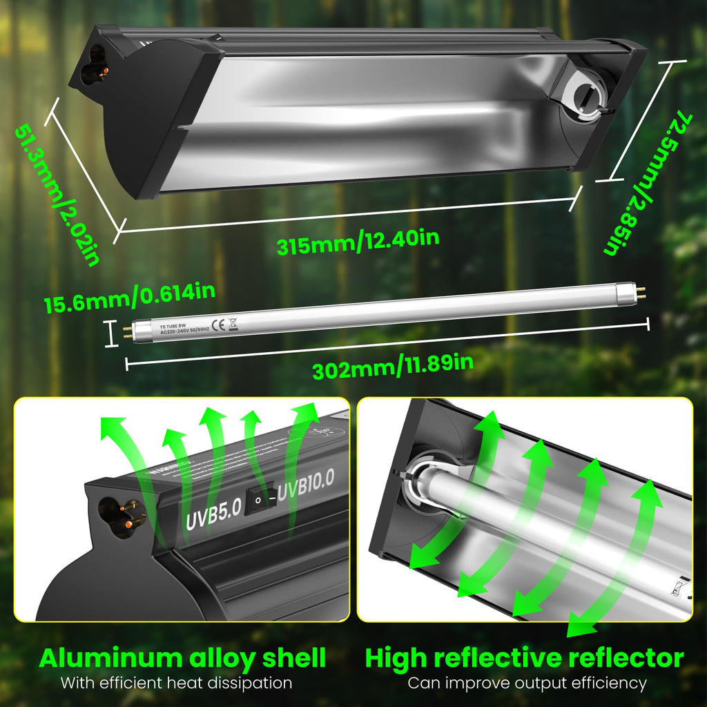 8W T5 UVB Reptile Light F5331