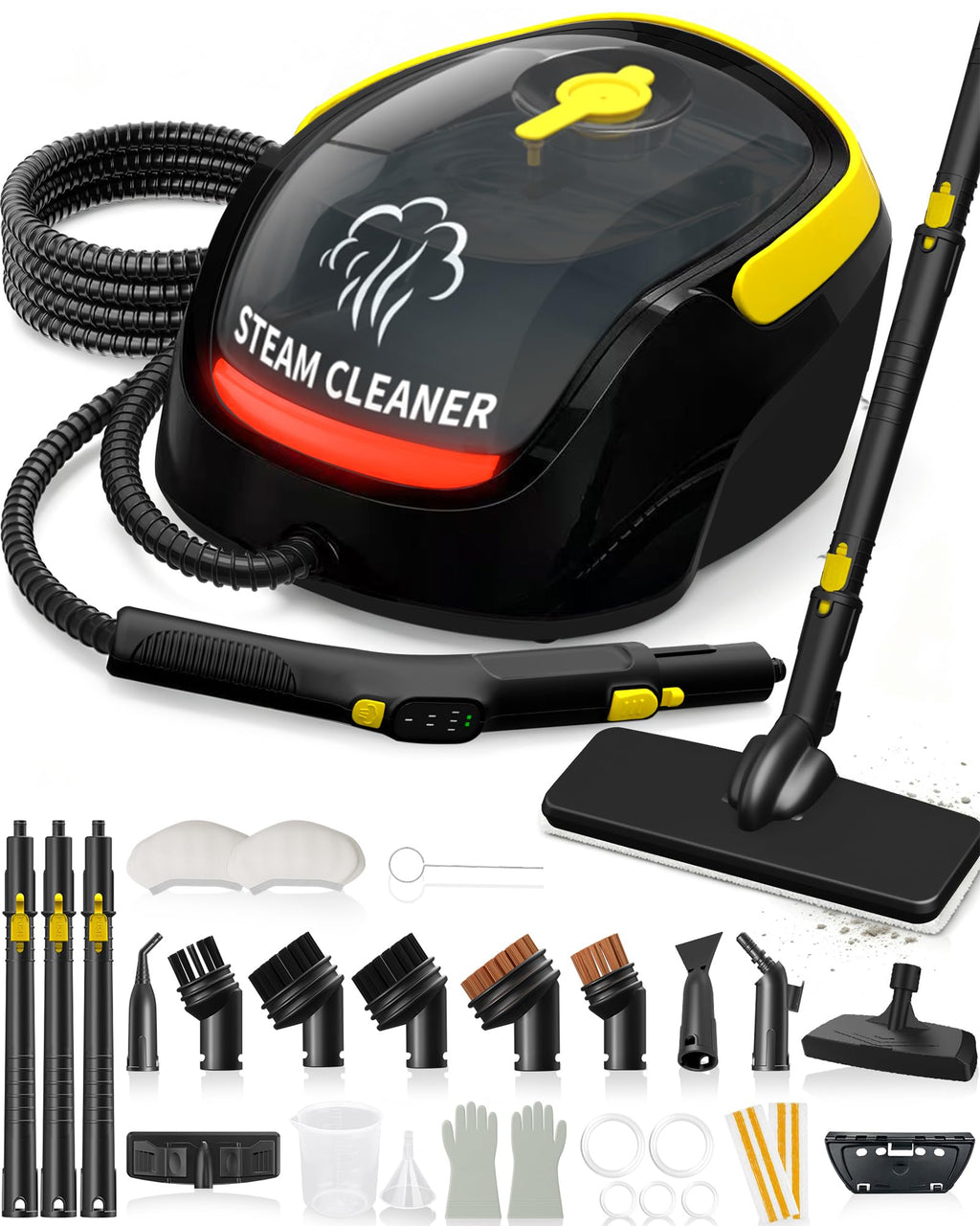 Steam Cleaner with Mop, 25 Accessories V25065