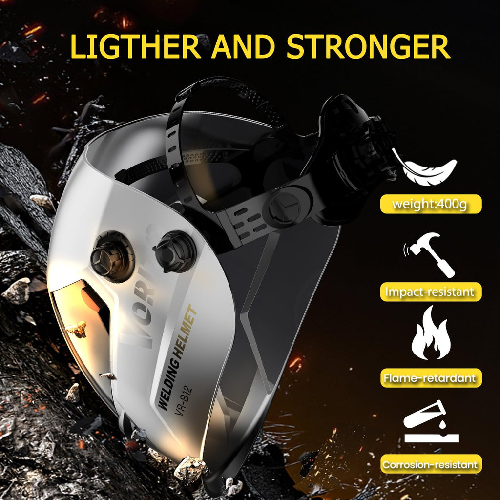 Auto Darkening Welding Helmet with LED Light C7272