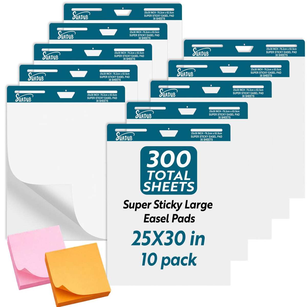 Sticky Easel Pad 25 x 30 Inches 30 Sheets 10 Pads B439202