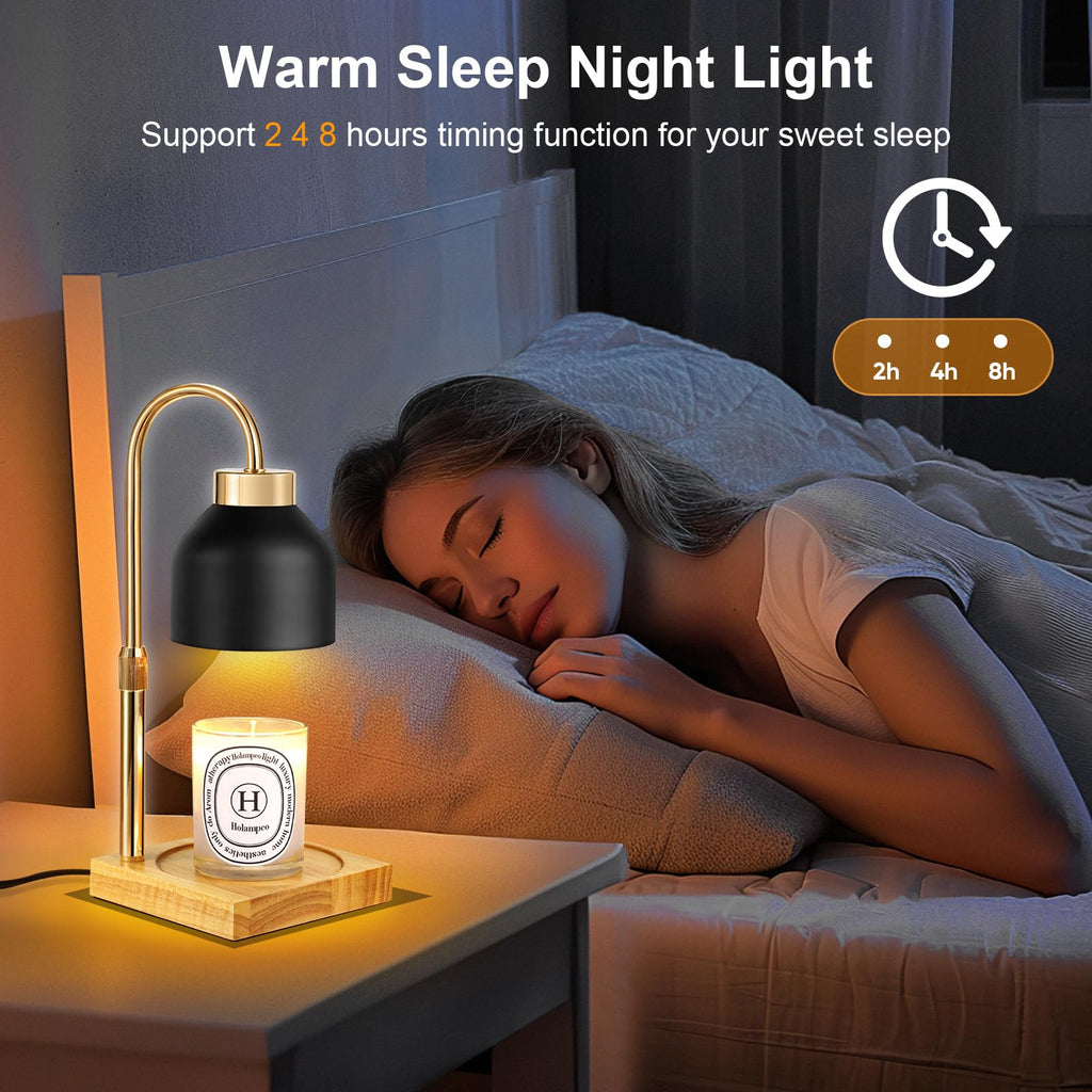 Adjustable Dimmable Electric Candle Warmer Lamp with Timer T153137