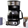 12-Cup Programmable Drip Coffee Maker with Glass Pot U19004
