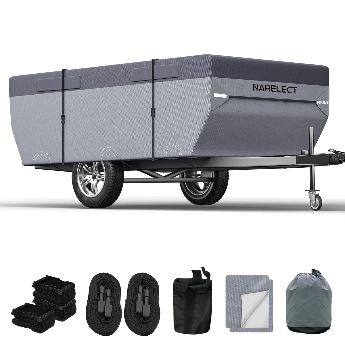 14'-16' 7 Layers Waterproof Anti-UV Ripstop Pop up Camper Cover N228667