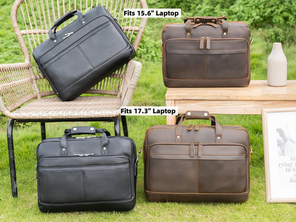 Leather Laptop Briefcase L770