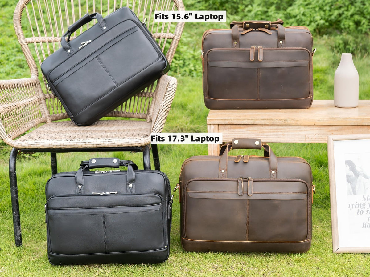 Leather Laptop Briefcase L770