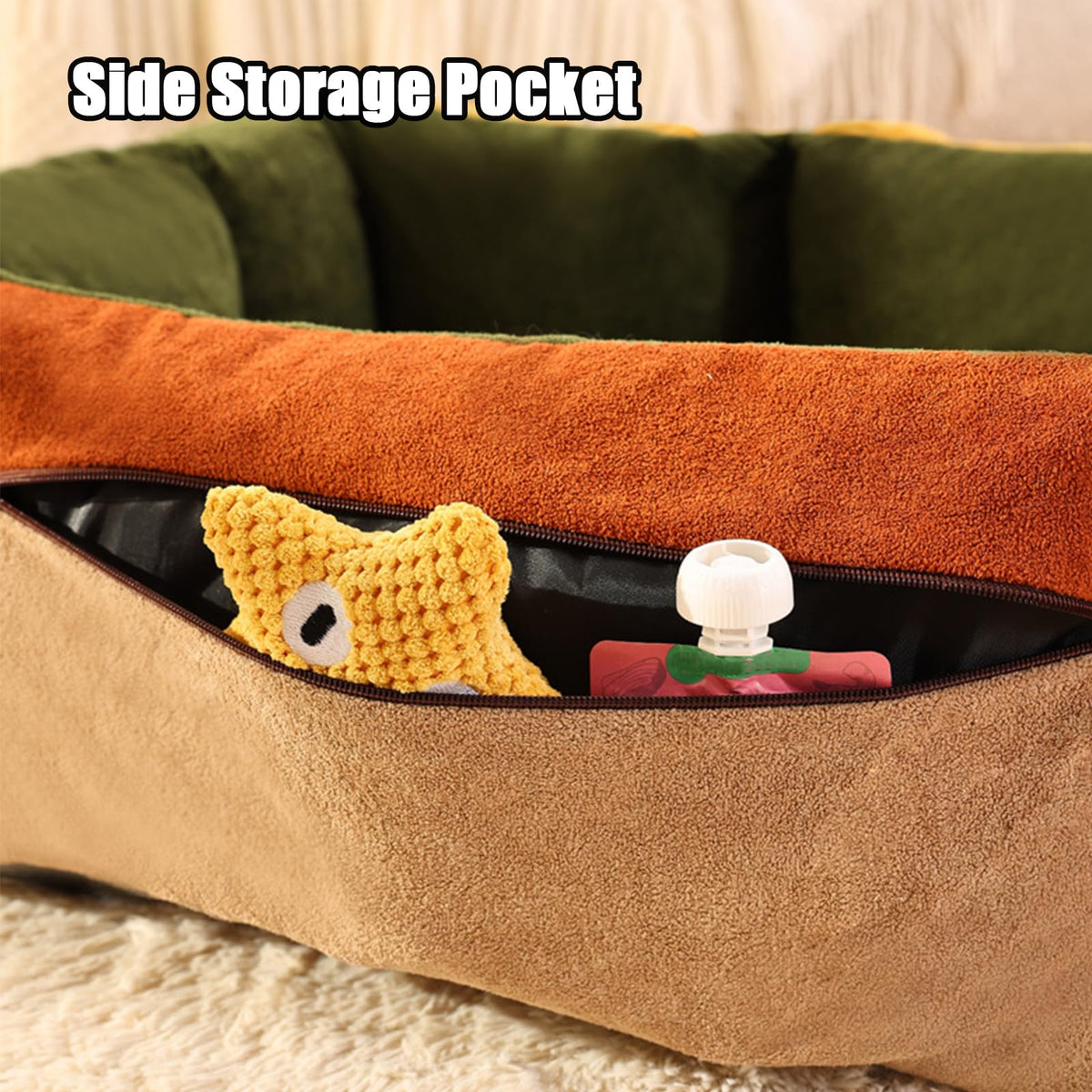 2-in-1 Dog Car Seat for Small Dogs W104672