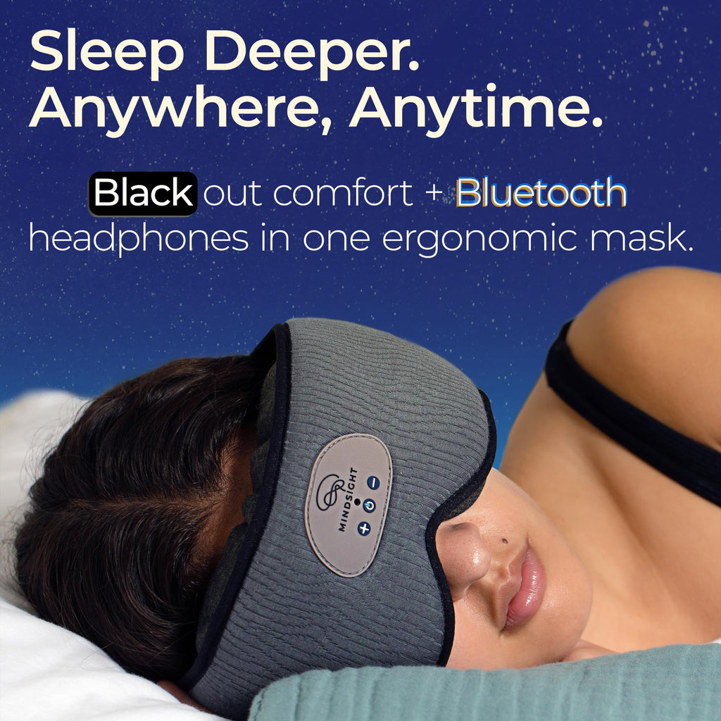Blackout Sleep Mask with Bluetooth Headphones U225505