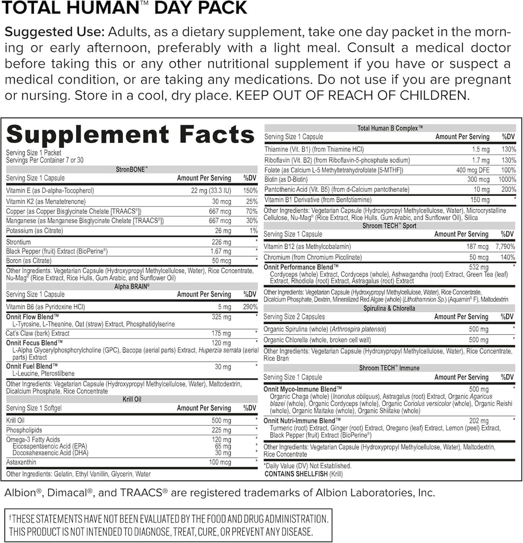 Daily Multivitamin Packs T764