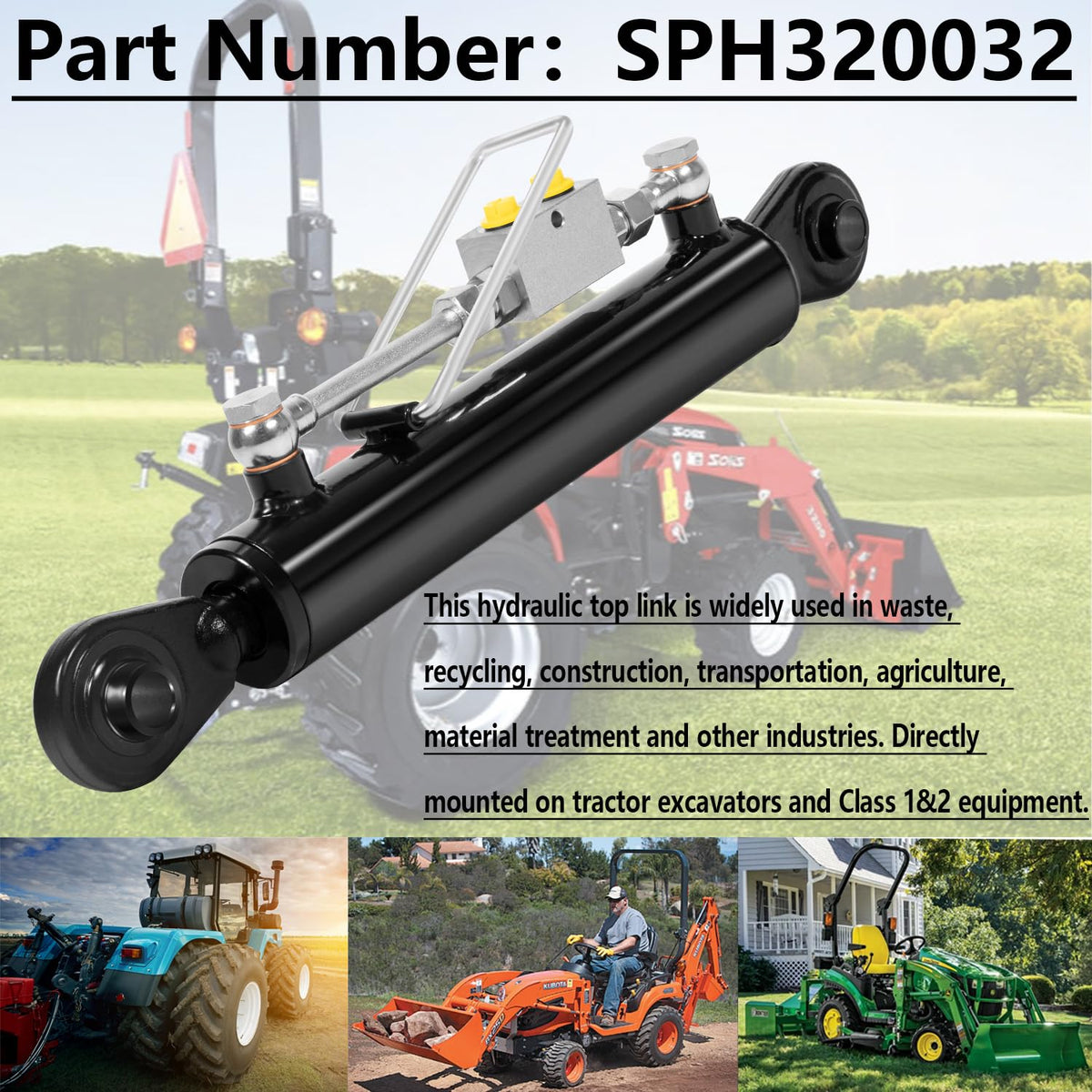 Hydraulic Top Link Cat 1-1 Q94013