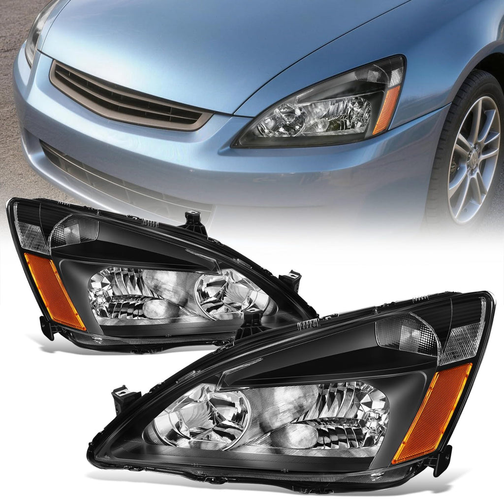 Black Housing Amber Corner Headlight Assembly Set P960900