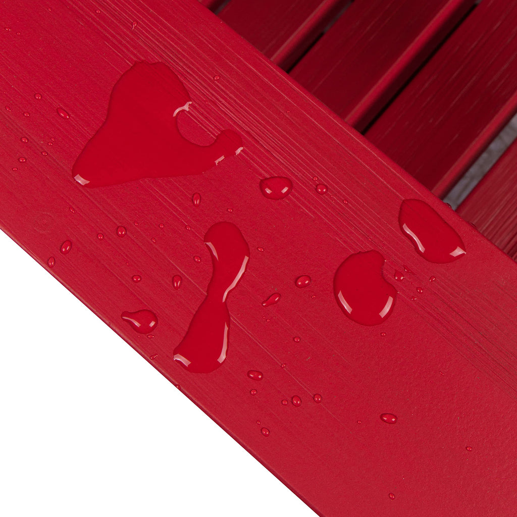 Chili Red Wooden Adirondack Chair E713294