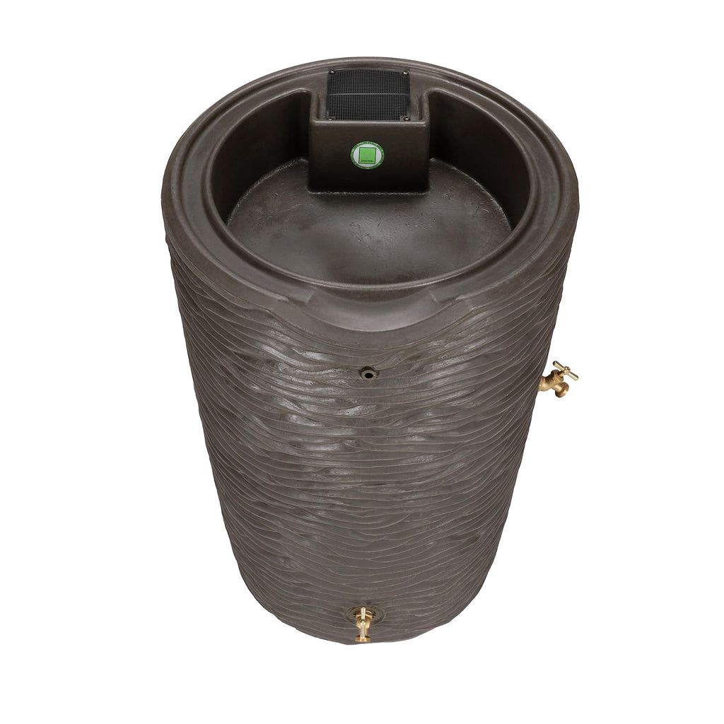 Faux Palm Rain Water Collection Barrel 50-Gallon K18912