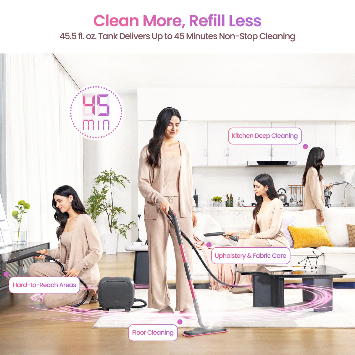 21-in-1 Steam Cleaner H87064