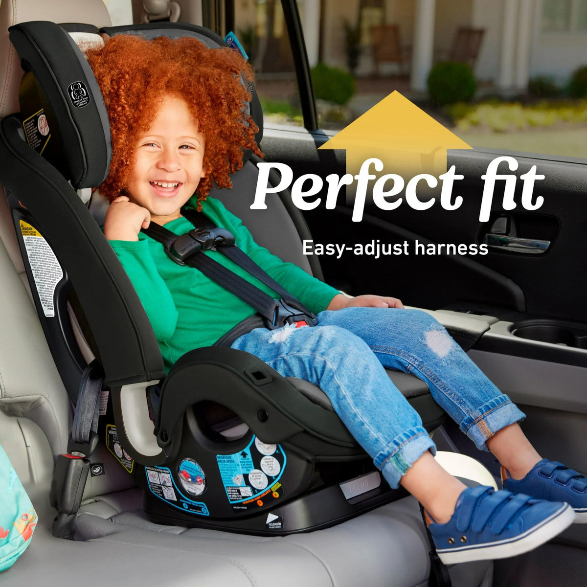 3-in-1 Car Seat with Anti-Rebound Bar A26606