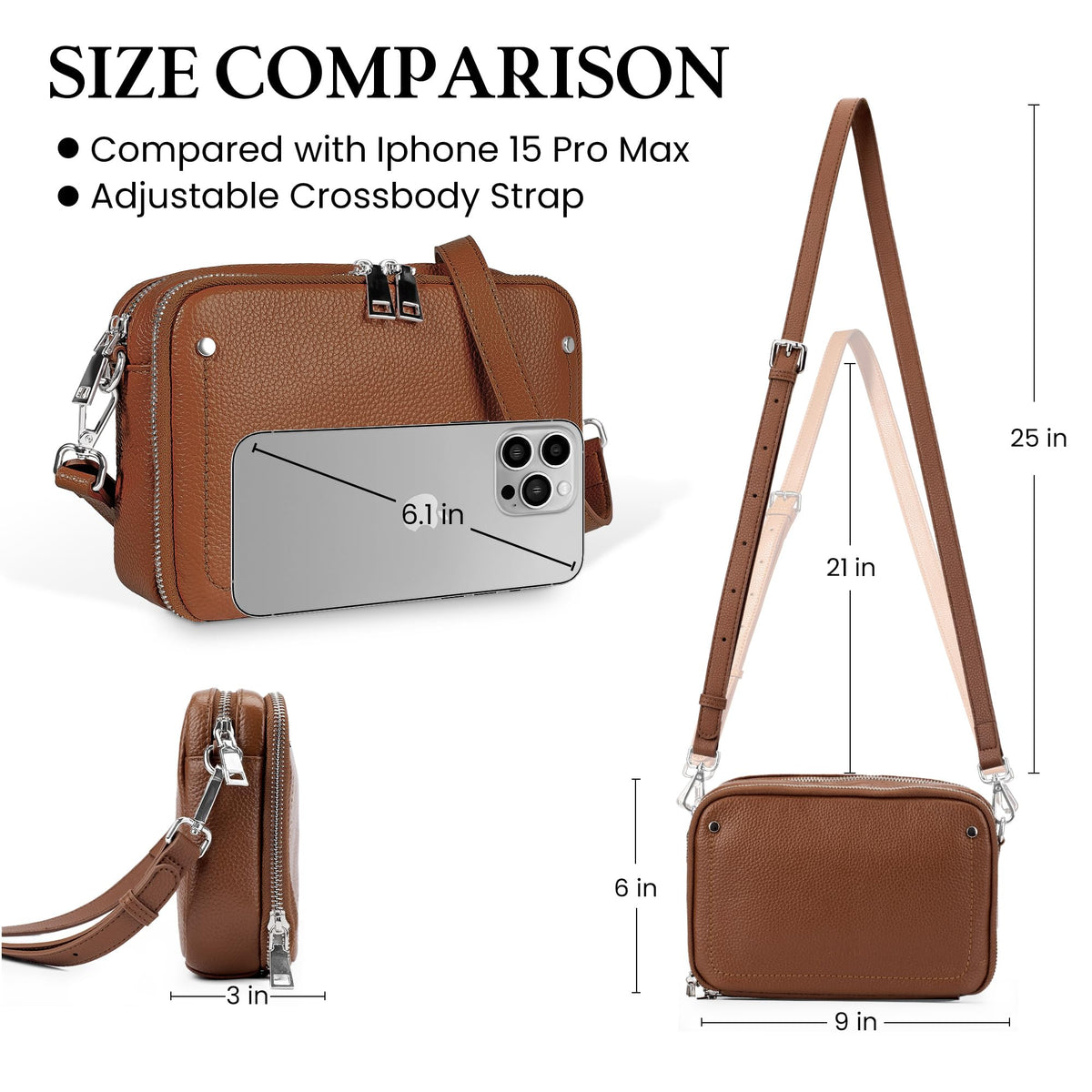 Genuine Leather Crossbody Bags H920341