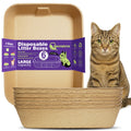 8 Pack Disposable Litter Boxes A2381