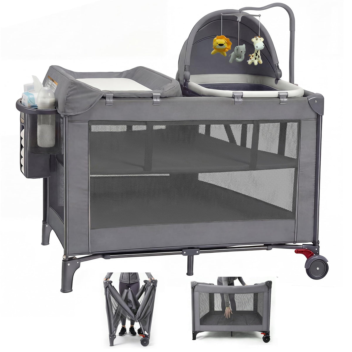 4 in 1 Baby Pack and Play with Bassinet G34704