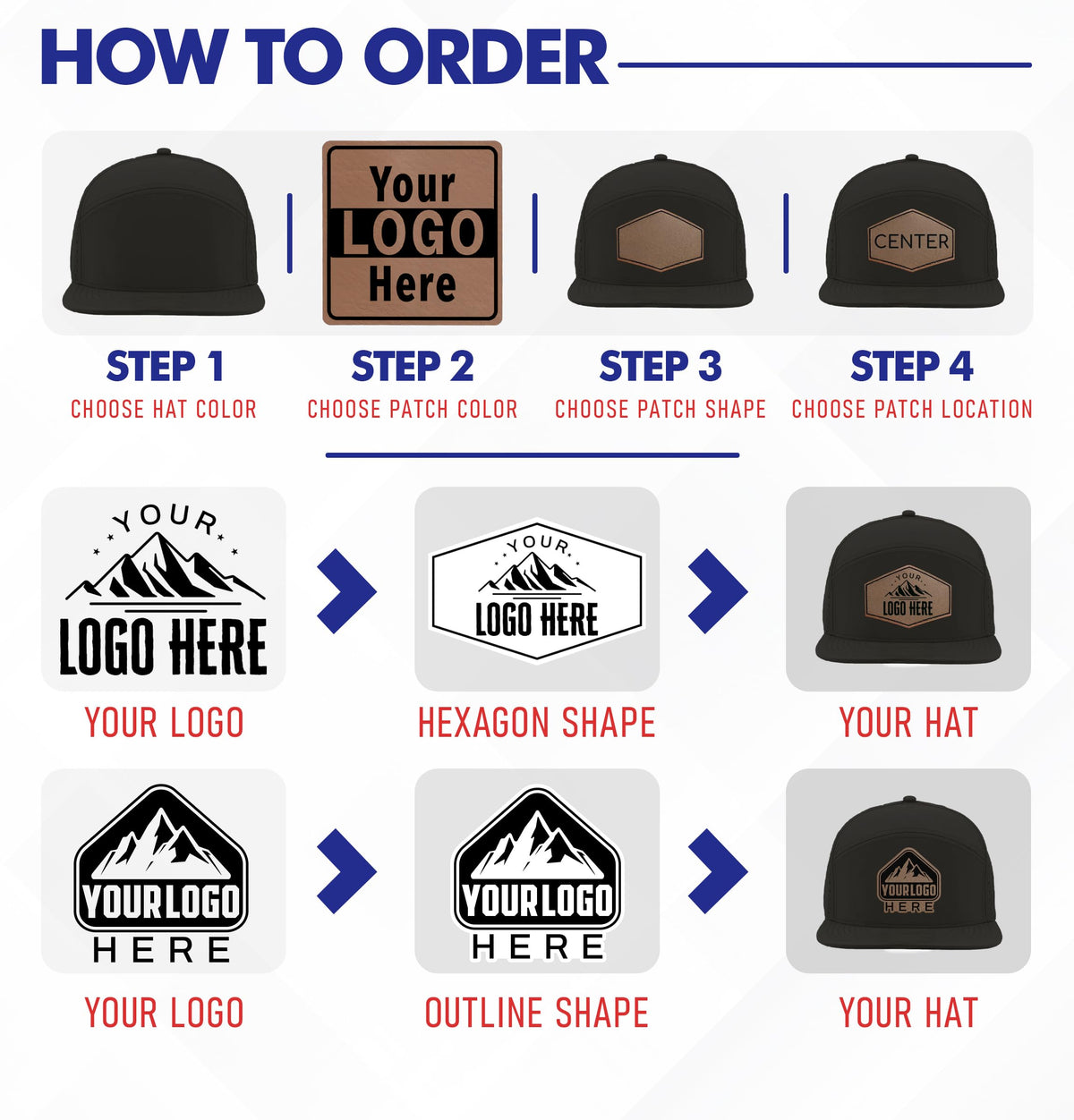 Custom Logo Patch Baseball Cap T783