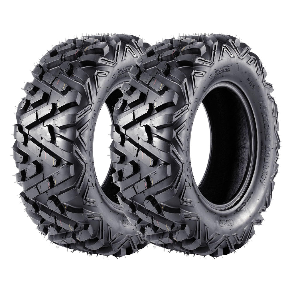 2 Pack 19x7-8 Tubeless All Terrain ATV Tires M91380