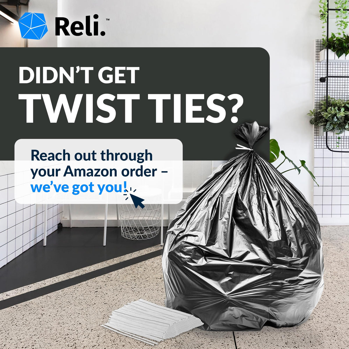 65 Gallon Heavy Duty Trash Bags G196260
