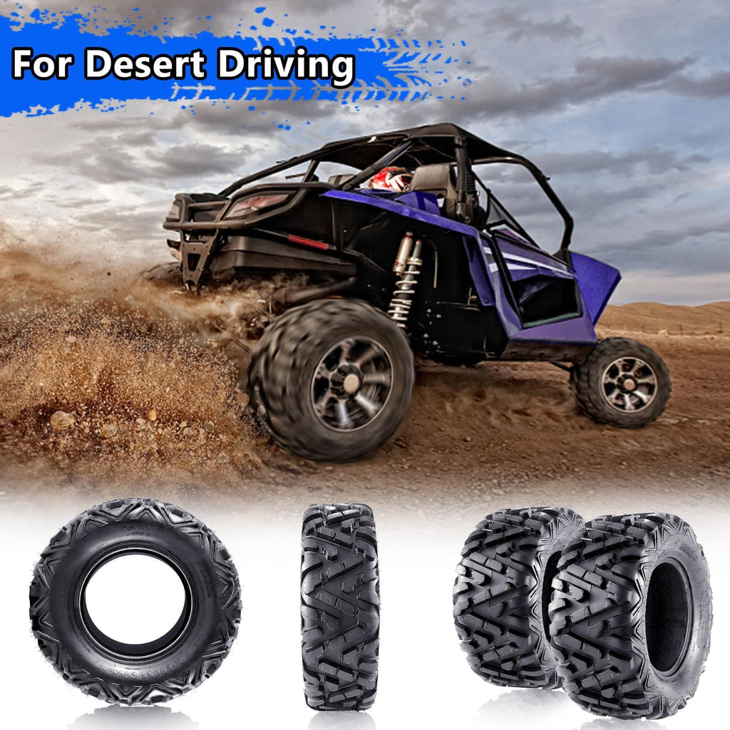 2 Pack 19x7-8 Tubeless All Terrain ATV Tires M91380