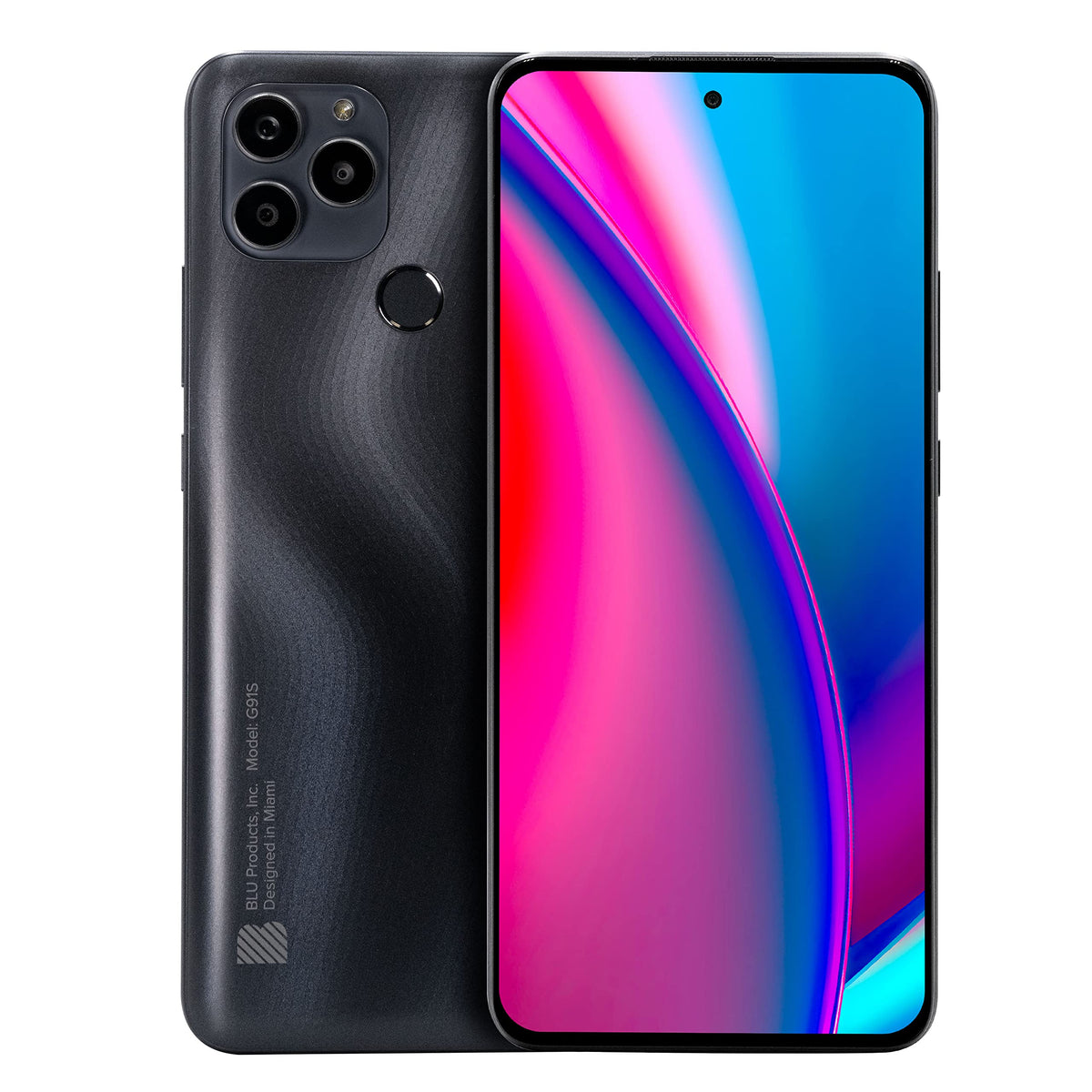 Unlocked 6.8” Full HD+ Display 128GB 48MP Triple Camera Gray Smartphone Z1492