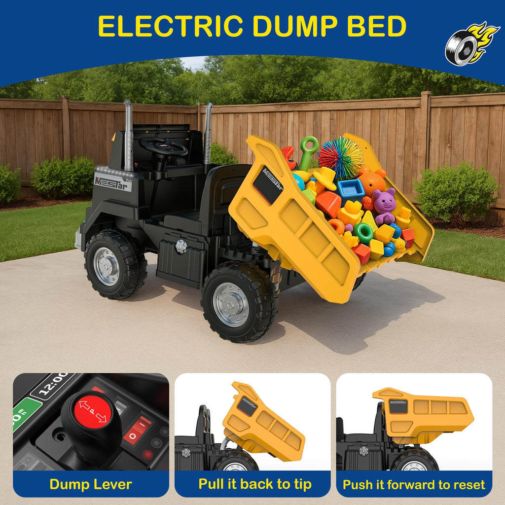 24V 4WD Ride On Dump Truck with 400W Motors R9709