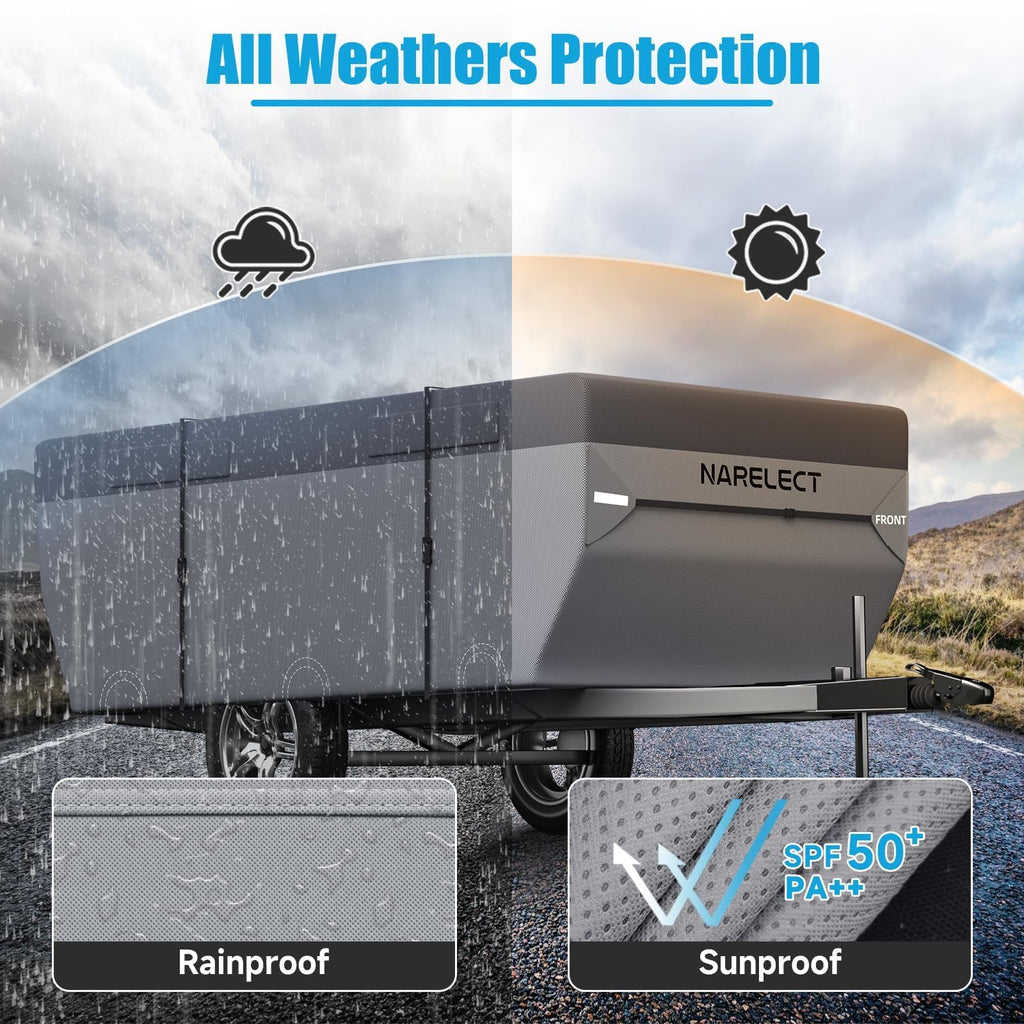 14'-16' 7 Layers Waterproof Anti-UV Ripstop Pop up Camper Cover N228667