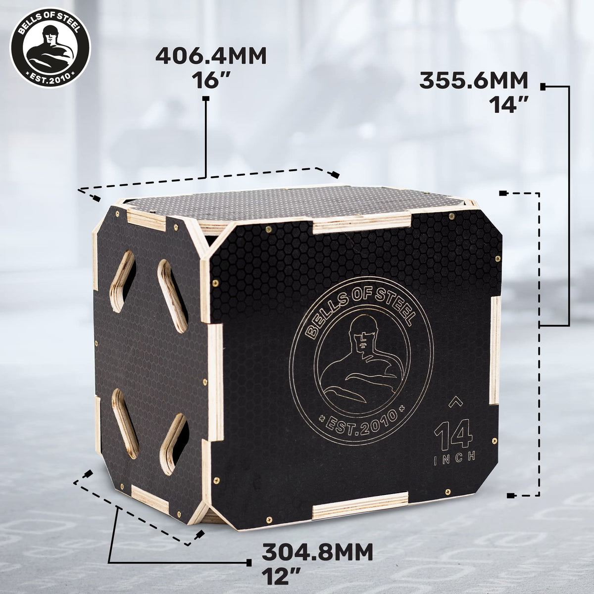 3-in-1 Anti-Slip Wooden Plyo Box J172