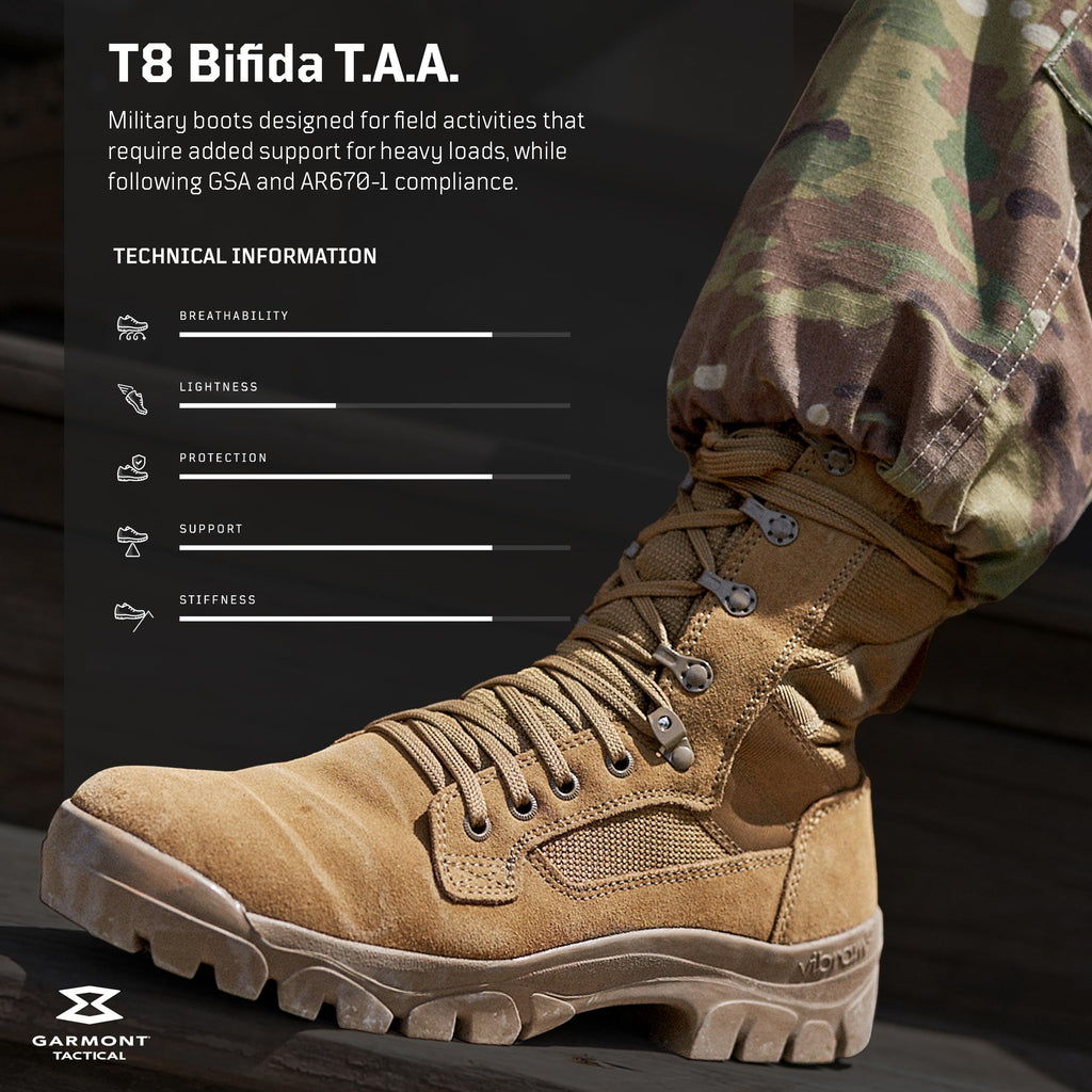 Suede Leather Military Boots A8446