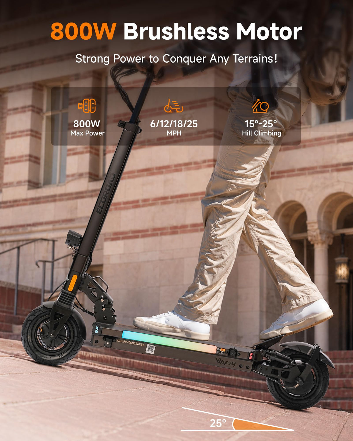 Electric Scooter 750W 25 MPH 30-35 Miles J635715