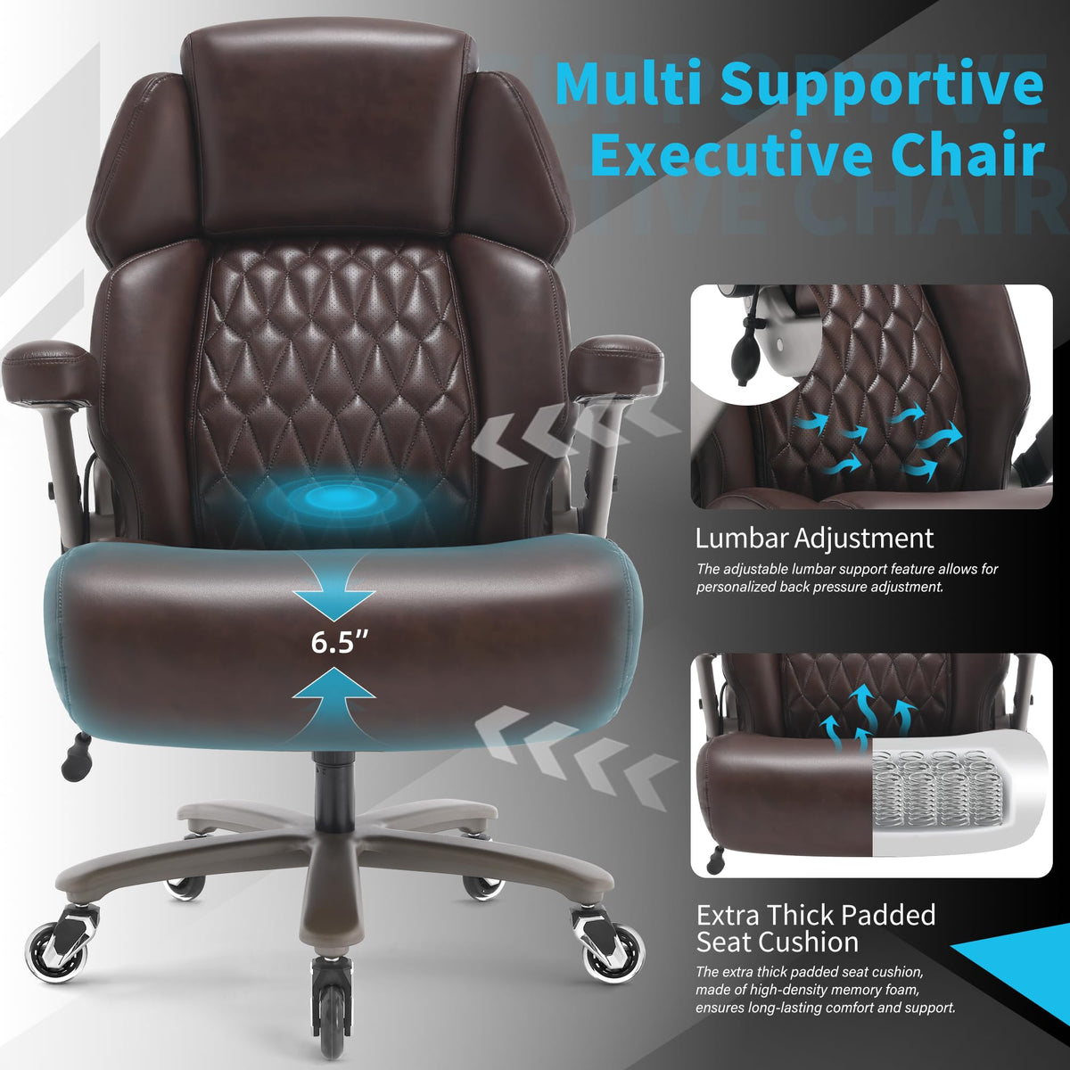 Big and Tall Ergonomic High Back Office Chair R840274