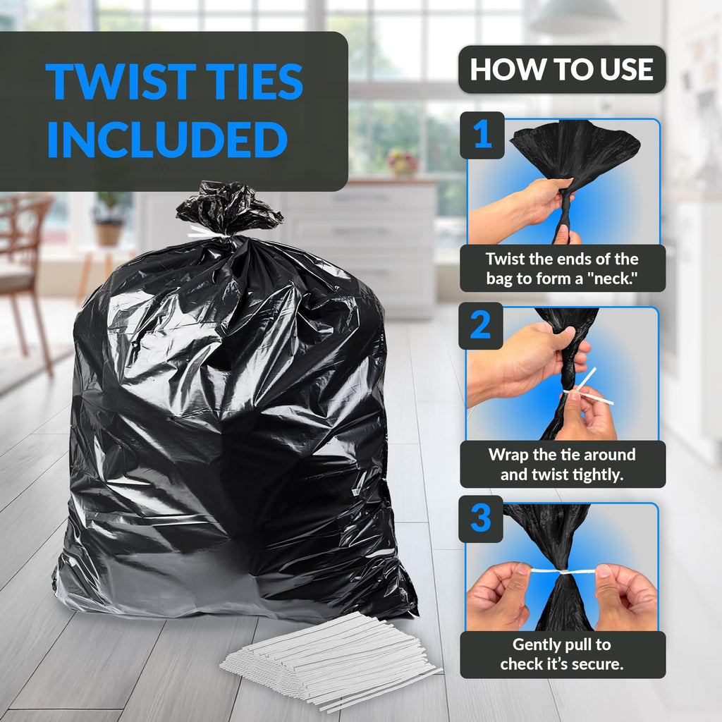 65 Gallon Heavy Duty Trash Bags G196260