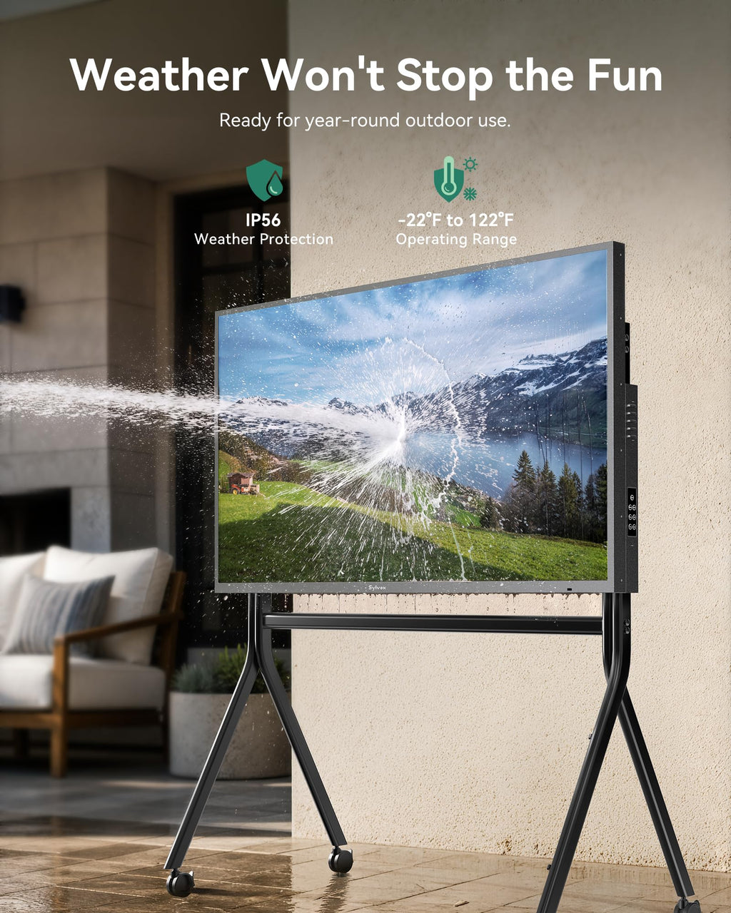 55 inch Smart Waterproof 4K UHD Outdoor TV F3166