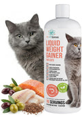 High Calorie Cat Weight Gainer Supplement Salmon Flavor 16oz Q26441