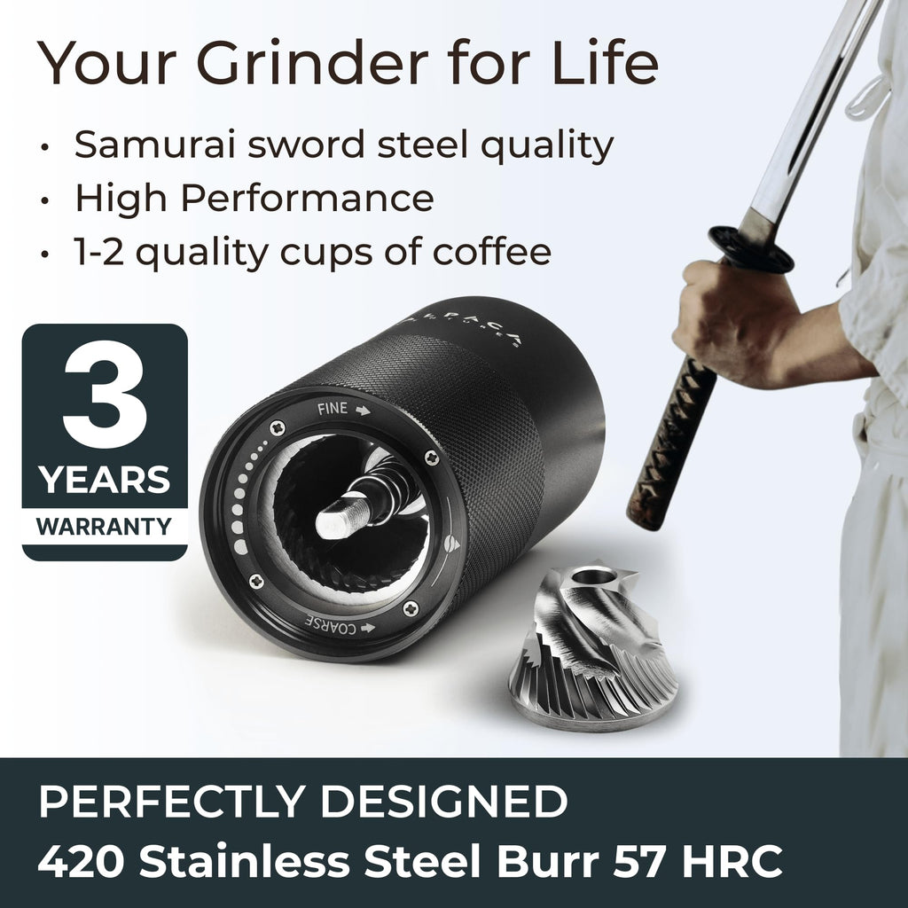 Manual Adjustable Conical Burr Coffee Grinder A2811