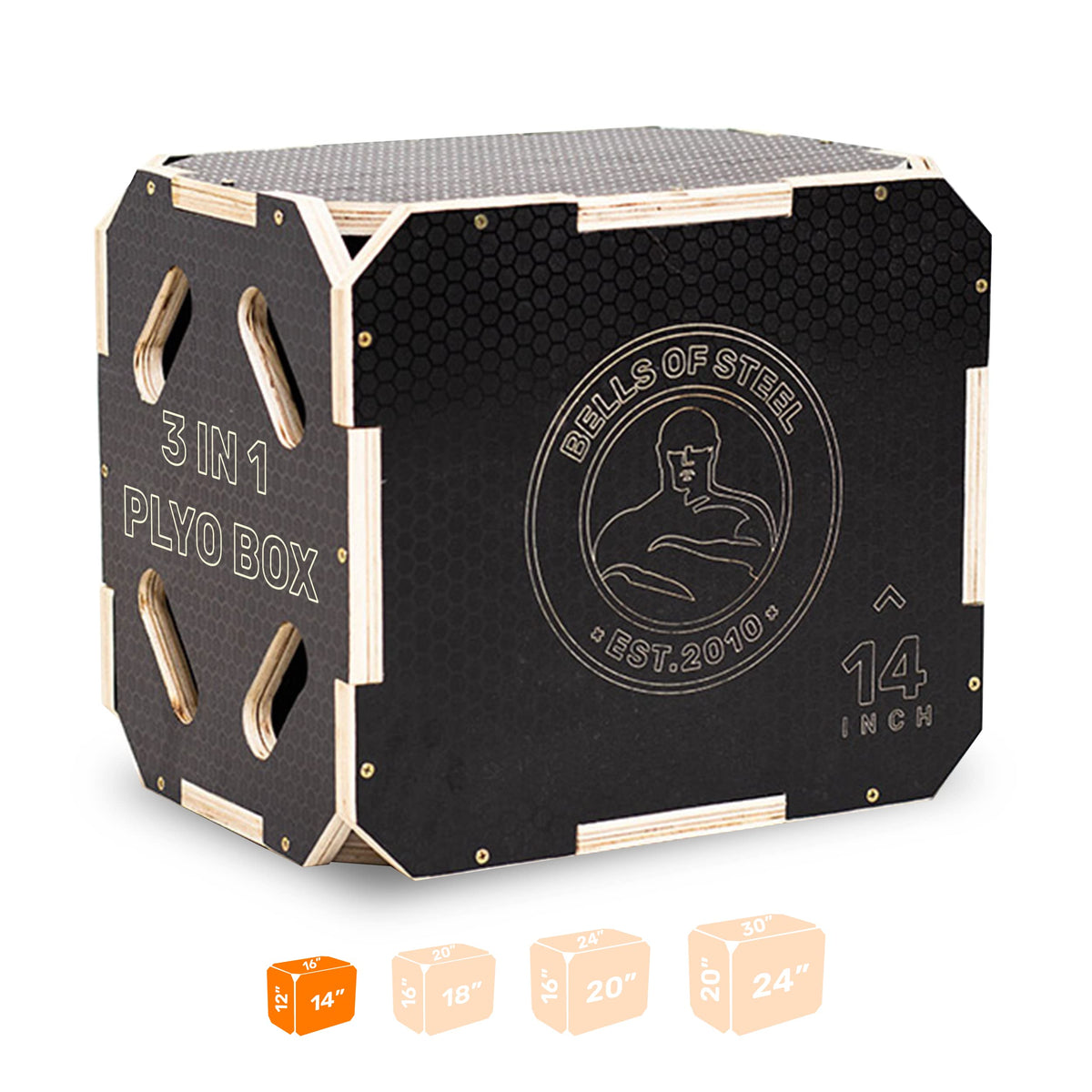 3-in-1 Anti-Slip Wooden Plyo Box J172