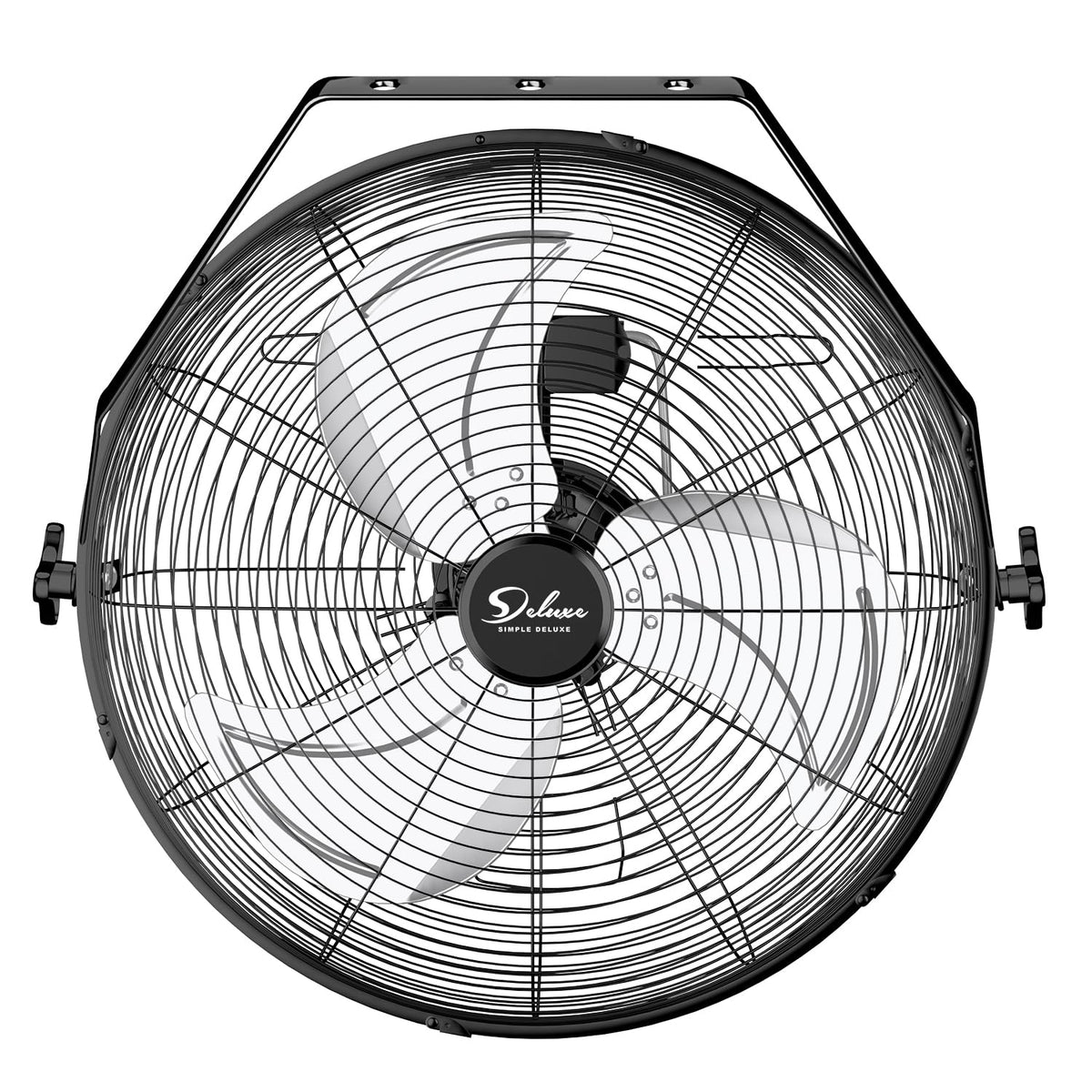 20 Inch High Velocity 3 Speed Black Wall-Mount Fan L4689