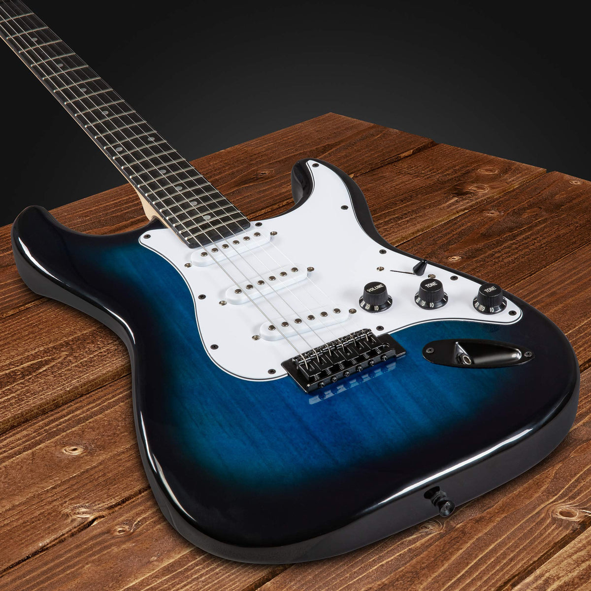 39 inch Electric Guitar Kit with Amplifier Blue V891709