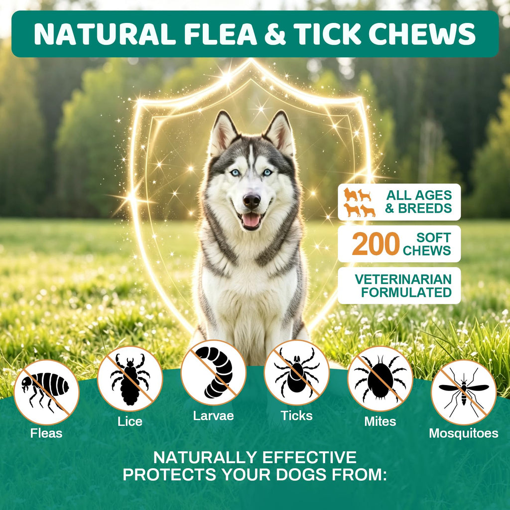 Flea and Tick Chews for Dogs C57003