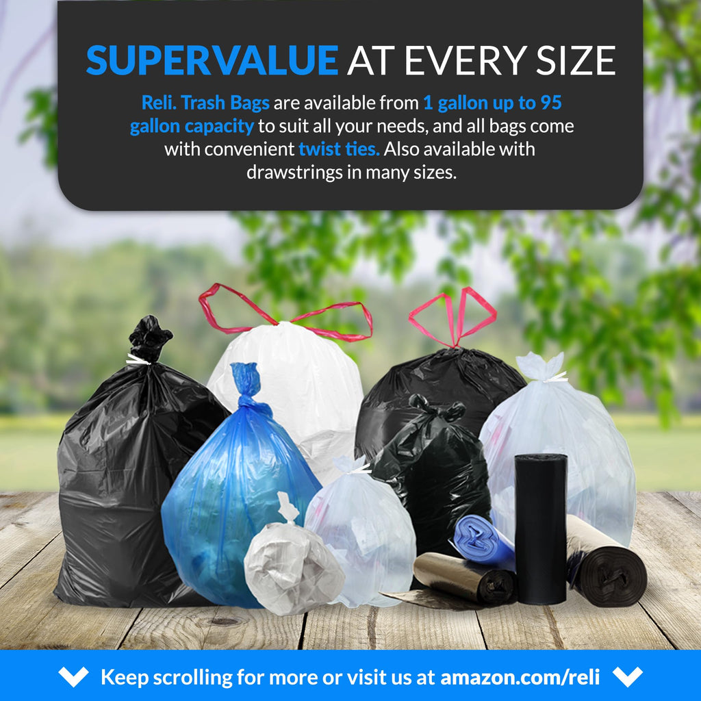 65 Gallon Heavy Duty Trash Bags G196260