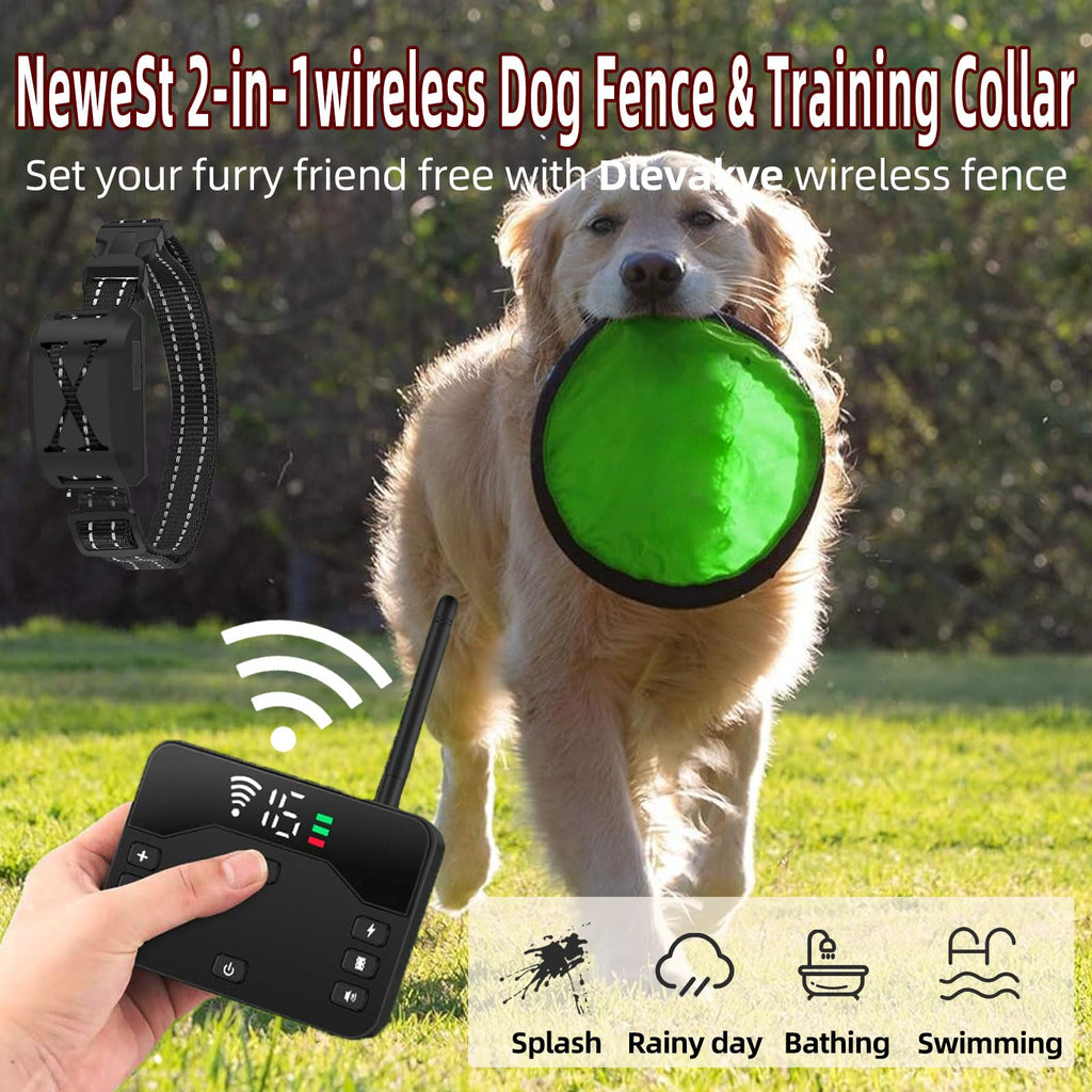 Wireless Electric Dog Fence System 2 Dogs K118692